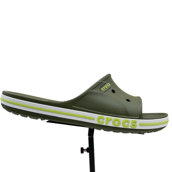 Crocs Bayaband Men\'s‎ Slide Sandals Size 10-11 Army Green Water Friendly main image 7